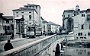da ponte Molino verso piazza Mazzini in una cartolina anni 20 (Daniele Zorzi)